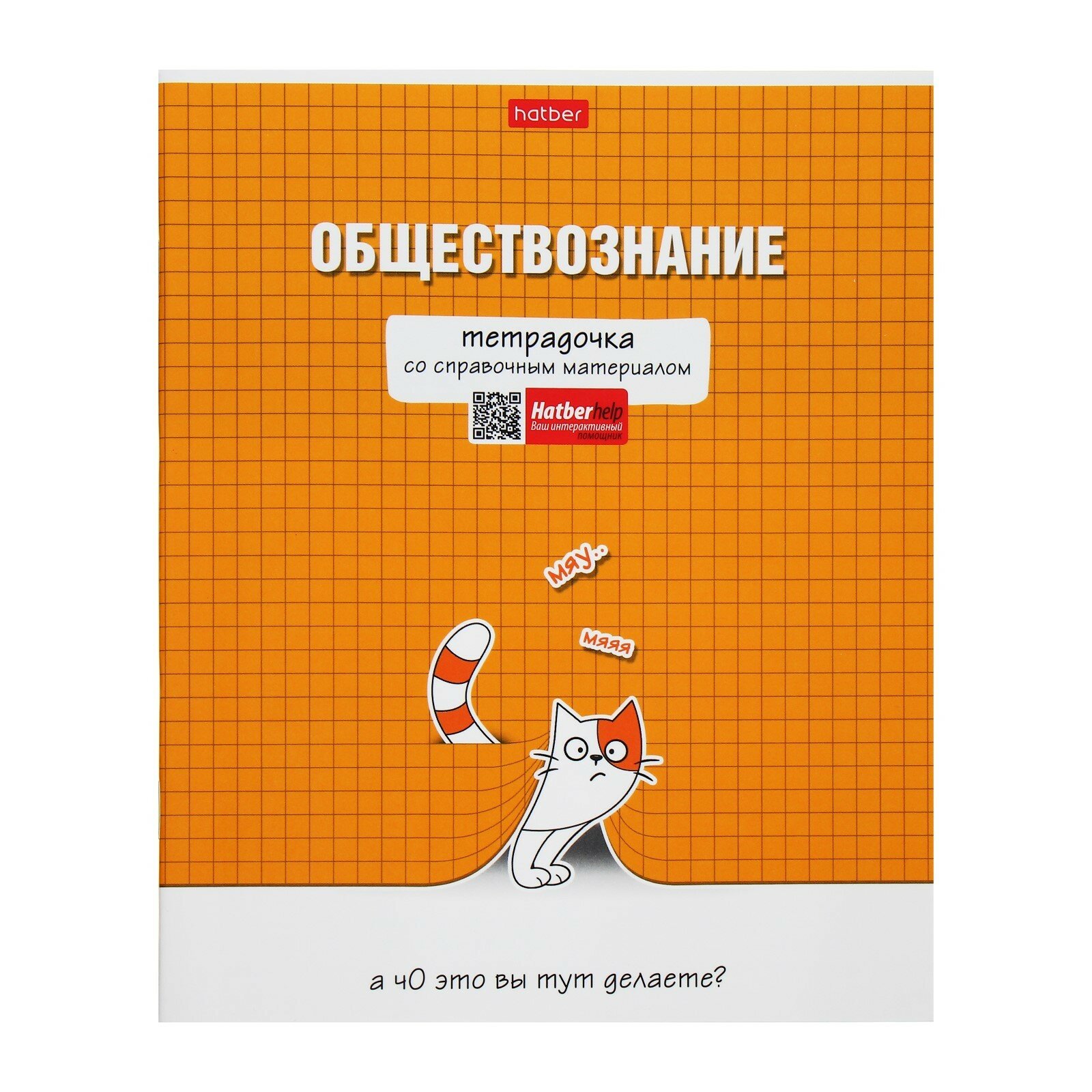 Тетрадь предметная "Тетрадочка", 48 листов в клетку "Обществознание", обложка мелованный картон, выборочный лак, со справочным материалом