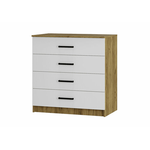 Комод Мебелони Евро КМ-02 крафт белый 852x504x866 см 5590₽