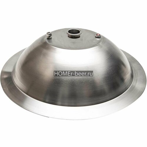 30 л - Купольная крышка на куб 30 литров люкссталь под кламп 15 дюйма из нержавейки 585000₽