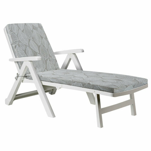 Подушка для шезлонга 190х60х7см со спинкой хлопок в асс-те 9491₽