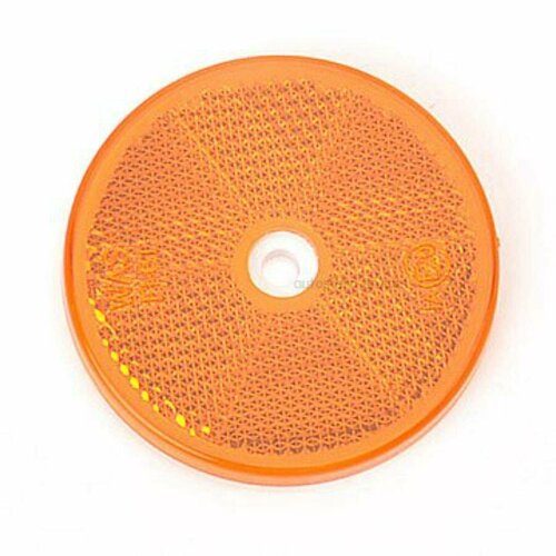 WAS 845 Светоотражатель круглый 61 мм оранжевый с отверстием 6900₽