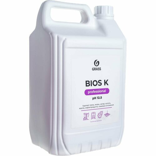 Индустриальный очиститель-обезжириватель Grass BIOS – K антижир sanitol средство для чистки духовых шкафов свч грилей