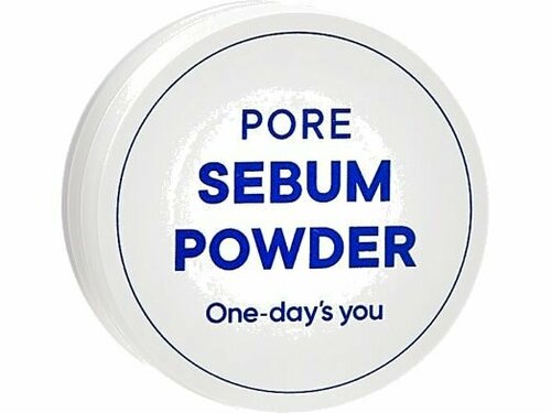 Прозрачная матирующая пудра для лица One-days you Pore sebum powder