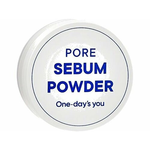 Прозрачная матирующая пудра для лица One-days you Pore sebum powder 4176₽