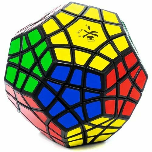 Необычная головломка рубика / DaYan 16-axis Hexadecagon Черный / Развивающая игра
