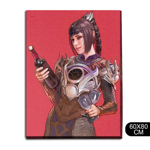 Картина интерьерная на холсте игра Baldurs Gate 3 Балдурс Шэдоухарт PS PC XBOX SWITCH - 87 В 80x60 1690₽