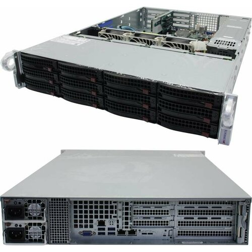 Сервер в корпусе высотой 2U Никс sS9500/pro2U S924R2Ti Xeon Silver 4214R/192 ГБ/2 x 960 Гб SSD/Aspeed AST2500