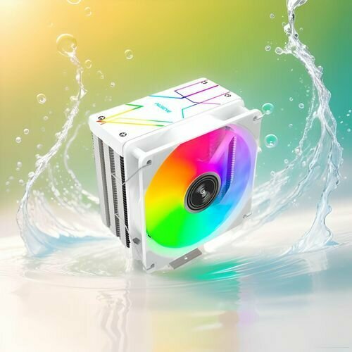 Кулер для процессора Alseye N120W-SE Cov Lga 1700, 1200, 115x,775, AM5, AM4,2011,1366 Белый процессорный кулер alseye as m96 lga4189 12v 875774