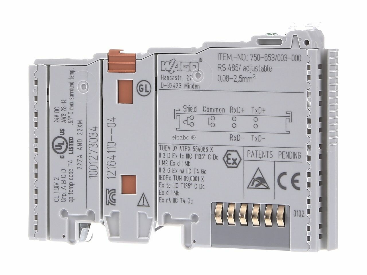 Модуль связи Fieldbus 750-653/003-000 – WAGO – 4045454519414