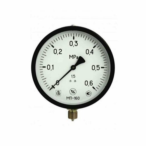 Манометр МП-160 радиальный Дк160мм 0-4 МПа кл.1,5 G1/2