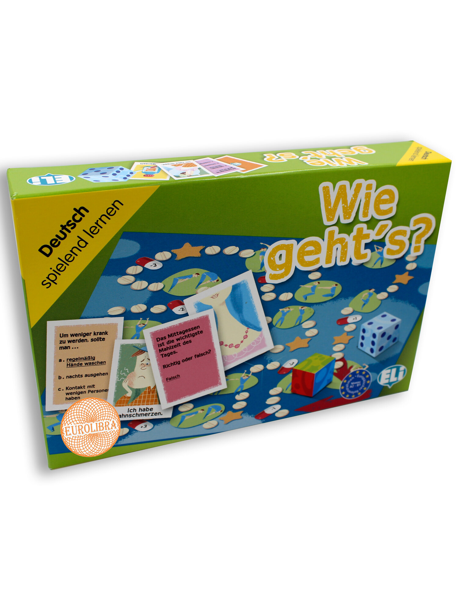 WIE GEHT'S? (A2-B1) / Обучающая игра на немецком языке "Как дела?"