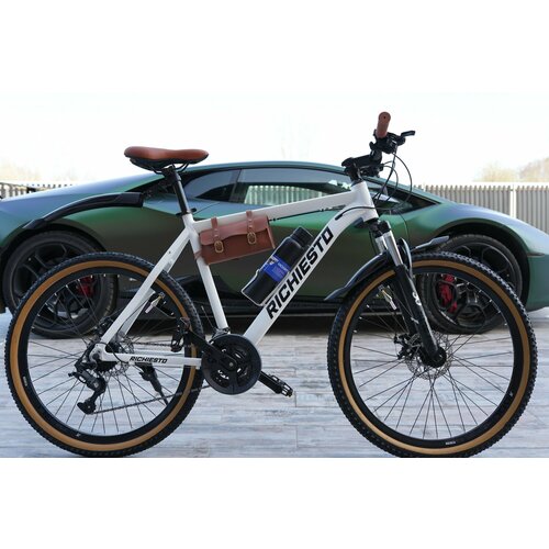 Велосипед горный RICHIESTO 26 21s Алюминиевая рама 19 Взрослый Спортивный Унисекс белый 25900₽