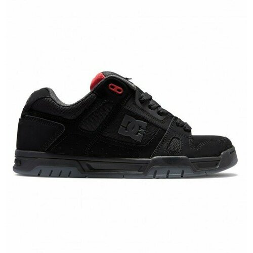 фото Кроссовки dc shoes, размер 10, black/grey/red