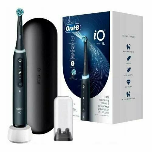 Зубная щетка Oral-B электрическая iO Series 8N Set extra brushead черный 2710000₽