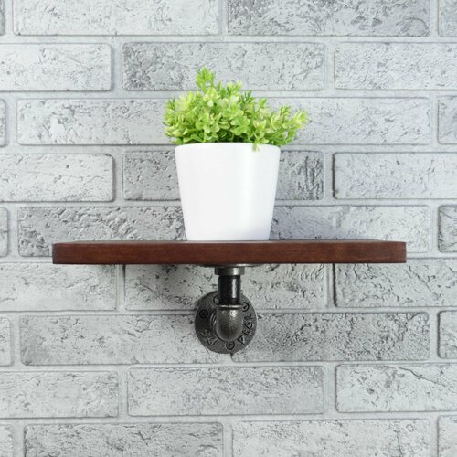 Полка лофт настенная 30 см Tricky Pipe 1690₽