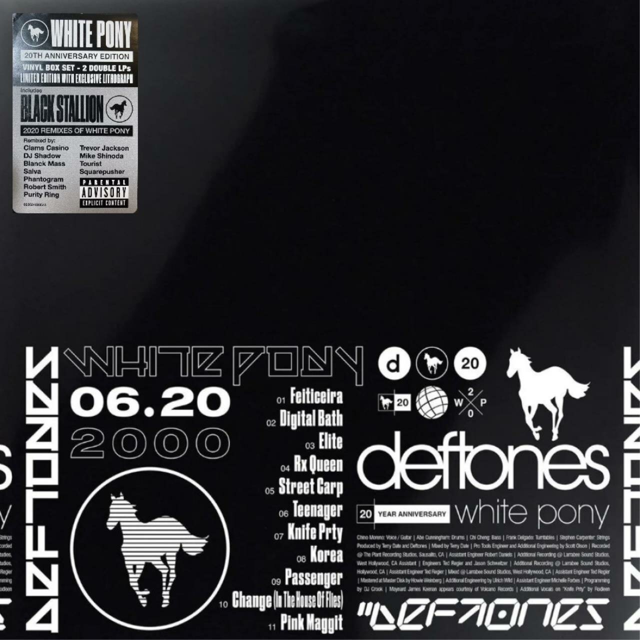 Deftones DeftonesThe - White Pony Black Stallion (20th Anniversary) (limited, Box Set, 4 LP) Warner Music - фото №8
