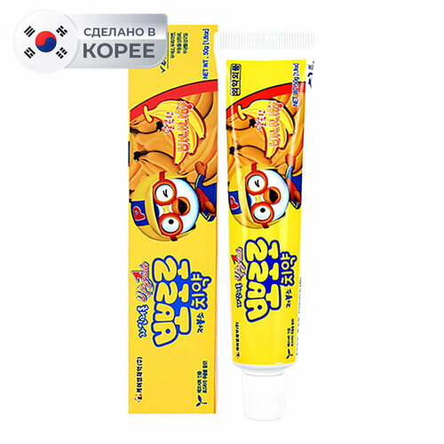 Паста зубная PORORO детская со вкусом банана от 2 до 6 лет 50 г 259₽