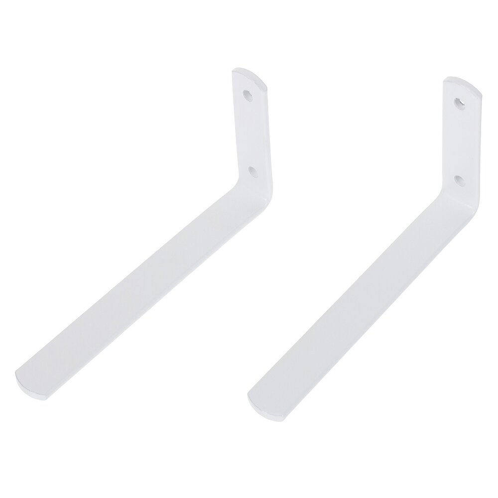 Кронштейн для шины Inspire 15 см сталь цвет белый 2шт