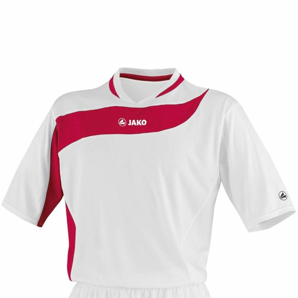 Футболка JAKO, размер L, White / Red