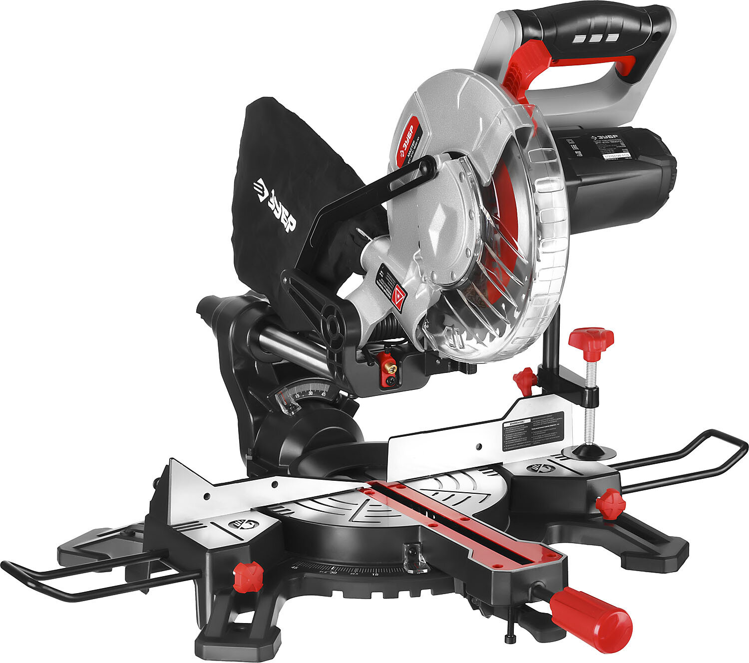 ЗУБР ЗПТ-210-1600 ПЛ пила торцовочная с протяжкой d 210 х 30 мм 1600 Вт