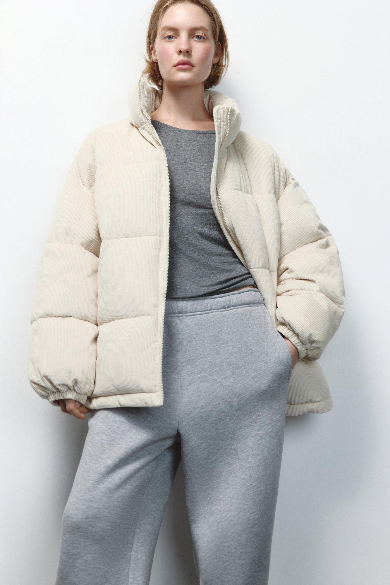 Куртка Befree Basic, размер M/170, светло-бежевый