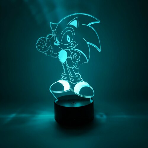 LED светильник из Ёжик Соник из мультфильма 