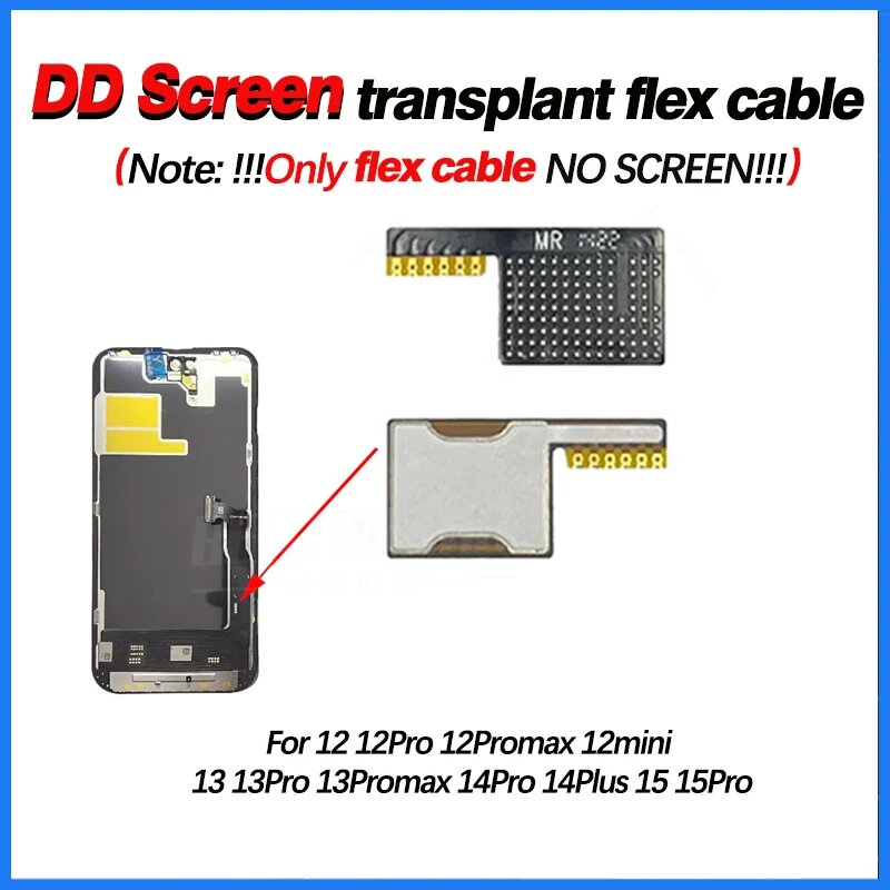 Запасной гибкий кабель для переключения дисплея DD для IPhone 12 12Pro 12PM 12mini 13 13Pro 12 12pro