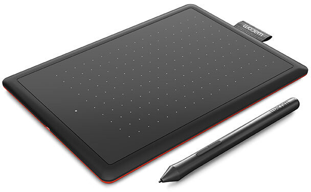 Графический планшет Wacom Small CTL-472 (Black/Red) - фото №3