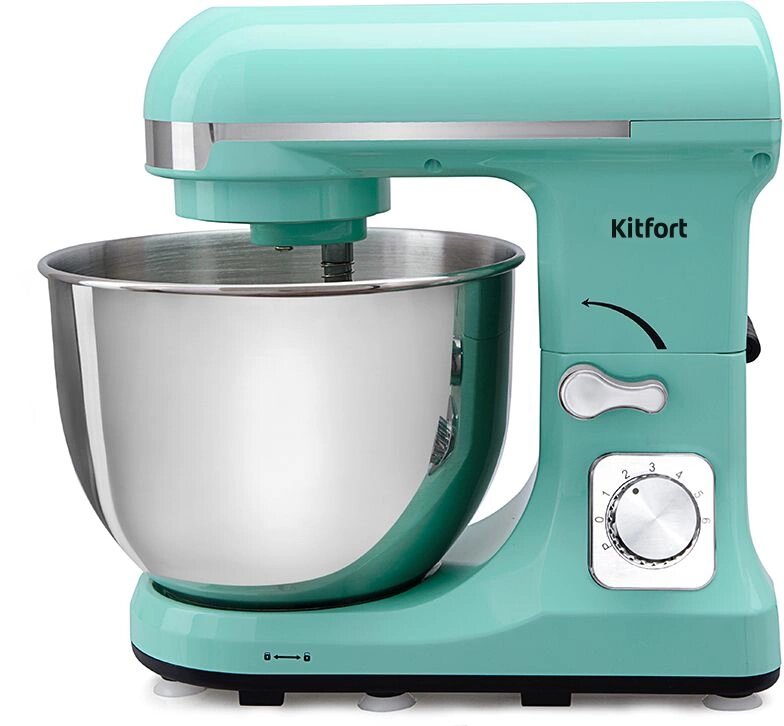 Миксер планетарный Kitfort КТ-1324-3 1000Вт бирюзовый