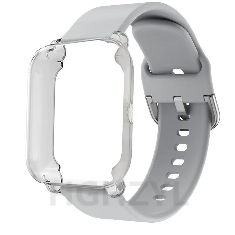Ремешок и чехол для Amazfit Bip 6 5 3 U Pro GTS 4 2 HGHZYL, 12 Soft tpu case, Amazfit bip 3 3pro