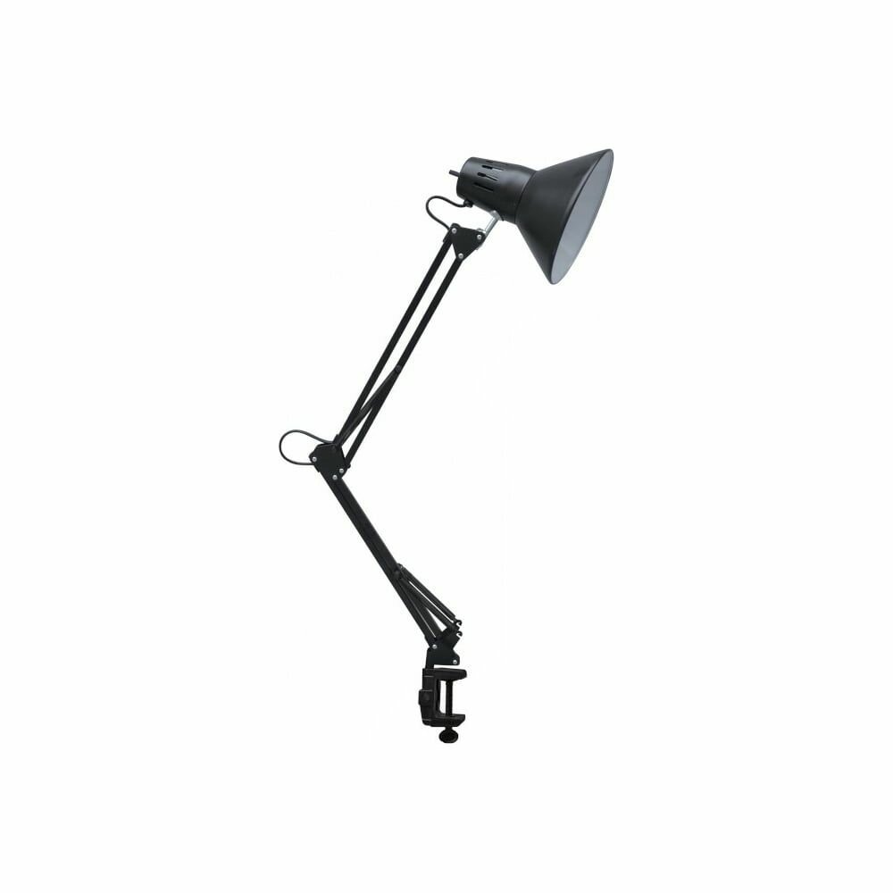 Светильник настольный под лампу СНС 13Ч на струбцине 60Вт E27 230В черн. (коробка) IN HOME 4690612012735