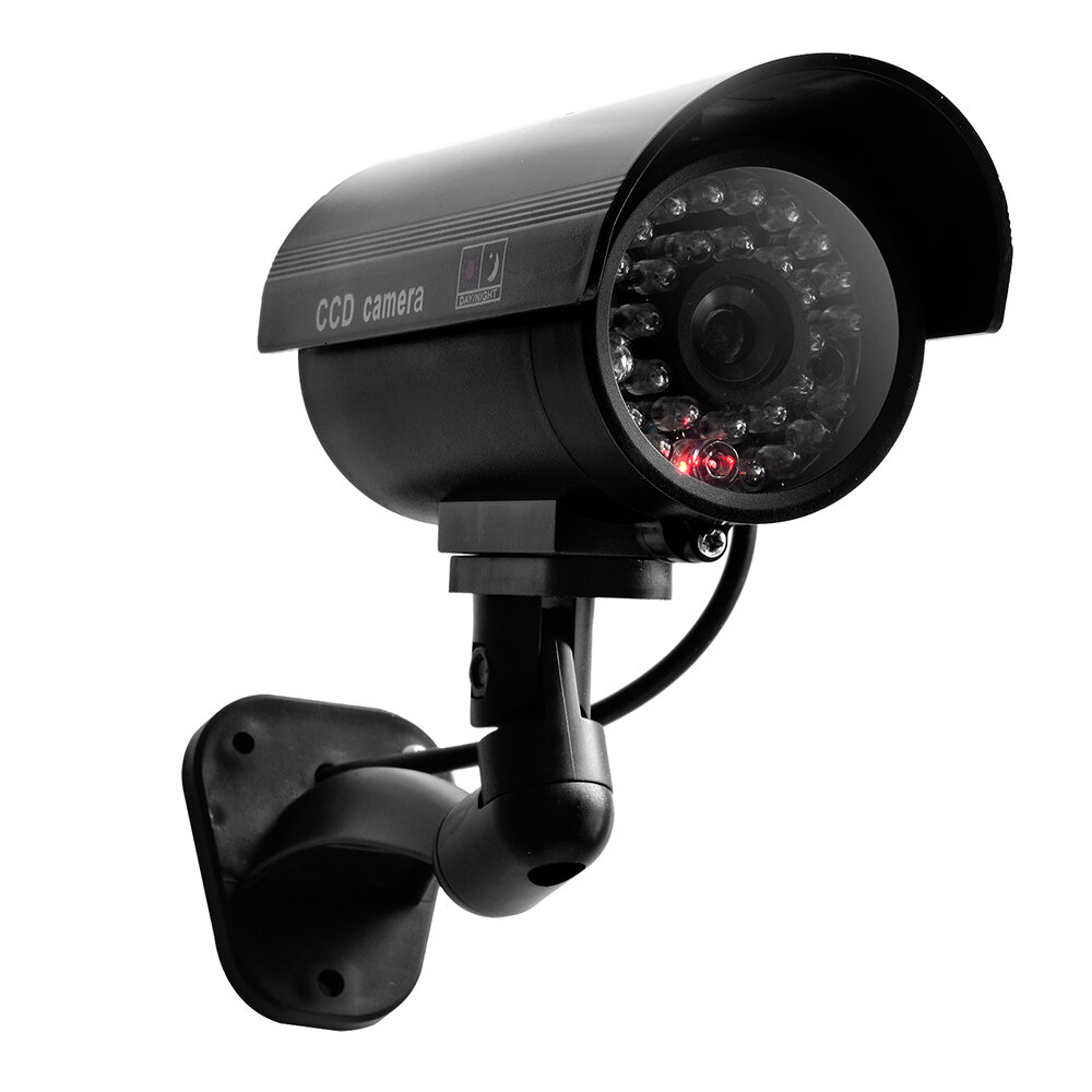 Поддельная камера CCTV, водонепроницаемая, для видеонаблюдения, с мигающим красным светодиодом, пулевидная камера, для использования на улице и в помещении, для подъезда, сада, террасы, крыльца, размер упаковки 16*9*8см, вес упаковки 250г, в комплект