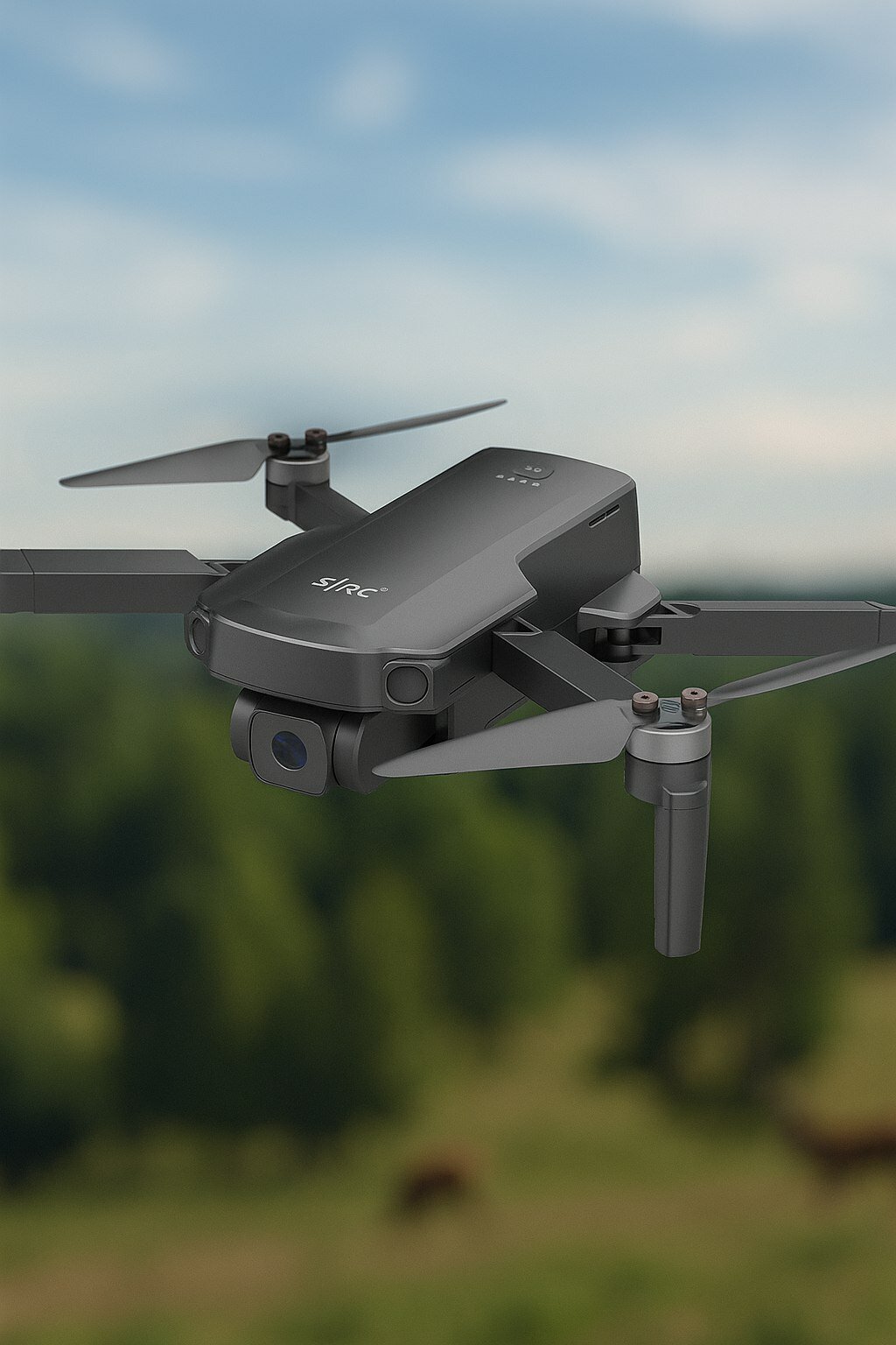 SJRC Квадрокоптер SJRC F5 V2 с подвесом и камерой 2K 5G GPS - SJ-F5-V2