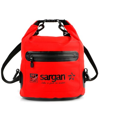 Гермосумка SARGAN пляжка, с доп. карманом красный