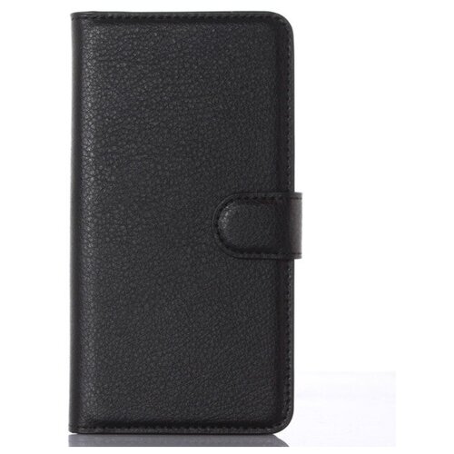 фото Чехол-книжка mypads для zte blade x3/ zte blade d2 из качественной импортной искусственной кожи с подставкой застежкой и визитницей черный