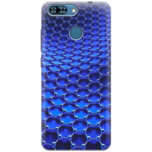 фото Силиконовый чехол на zte blade v9 vita / зте блейд в9 вита с принтом "молекулярная цепь gosso