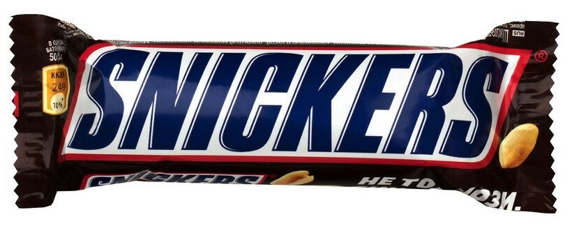 Шоколадный батончик Snickers 50,5г - фотография № 3