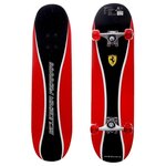 Скейтборд FERRARI 31'X8', цвет чёрный - красный - изображение