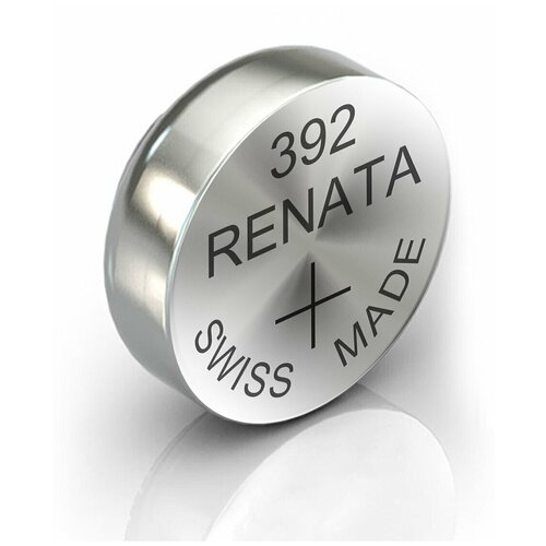Батарейка щелочная Renata R392 (SR736 SW, SR41, G3) 1.55V renata r sr 927 sw 1 55v 57mah 9 5x2 6mm батарейка для часов renata 395 1 шт