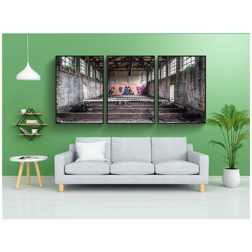 фото Набор модулных постеров для интерьера "задний план, истек срок действия, камень" 60x90 см. в тубусе, без рамки lotsprints