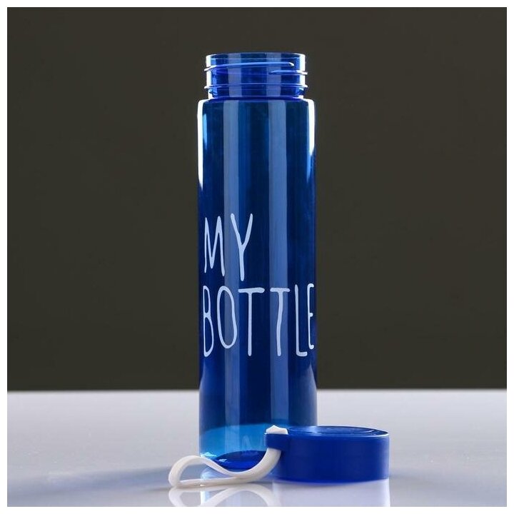 Бутылка для воды "My bottle" , 400 мл, 17 х 6 см. микс