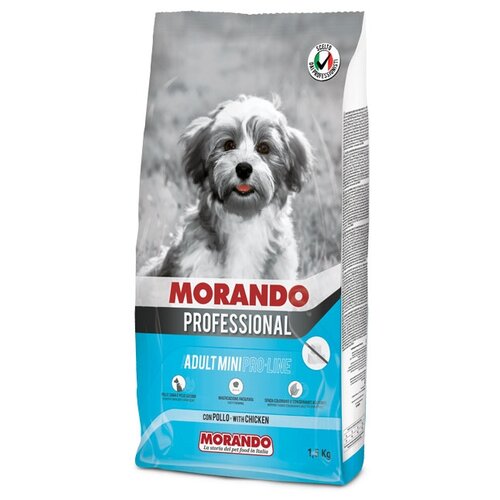 Morando Сухой корм для взрослых мелких пород собак Morando Professional Cane PRO LINE с курицей, 1.5 кг, 2 шт.