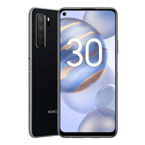 смартфон honor x8 5g 6 128 гб полночный черный Смартфон HONOR 30S 6/128 ГБ RU, Dual nano SIM, полночный черный