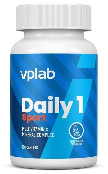 Витаминно-минеральный комплекс VPLAB Daily 1, капсулы, 100шт [vpt01075-01] - фото №1