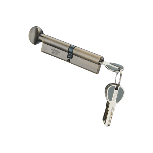 Цилиндровый механизм, личинка для замка (бронза) Перфорированный ключ-вертушка CW110 мм