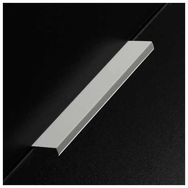 GTV Ручка мебельная алюминиевая HEXI 96мм/150мм, белый матовый - фотография № 2