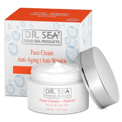 Интенсивный крем для лица с Ретинолом для сухой и очень сухой кожи, 50 мл/ Retinol Face Cream for Dry & Very Dry Skin, Dr. Sea (Доктор Си)