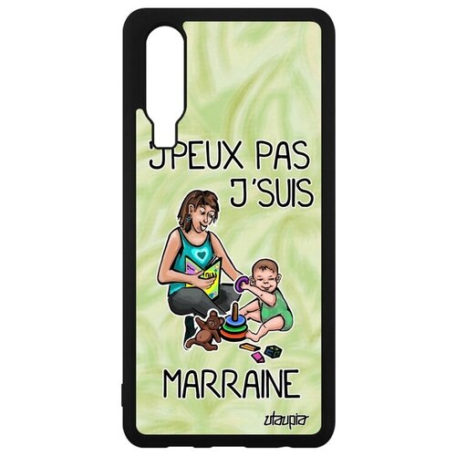фото Красивый чехол на телефон // huawei p30 // "не могу - стала крестной!" надпись рисунок, utaupia, светло-зеленый