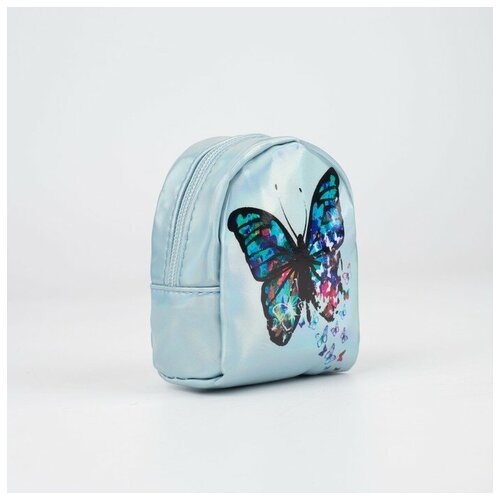 фото Кошелёк на молнии, цвет голубой нет бренда