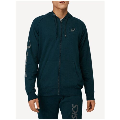 Толстовка спортивная ASICS, размер M, синий толстовка big asics oth hoodie женщины 2032a990 023 m